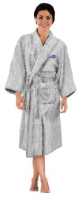 OFFICIAL NFL Women's Sherpa Bath Robe - BILLS (GREY)
