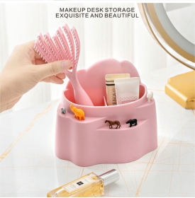 Mountain Shape Desktop Stationery Storage Box Pen Holder - Creative Pen Container, Desk Organizer, Office Supplies Organizer, Pencil Holder (Color: Grenn)